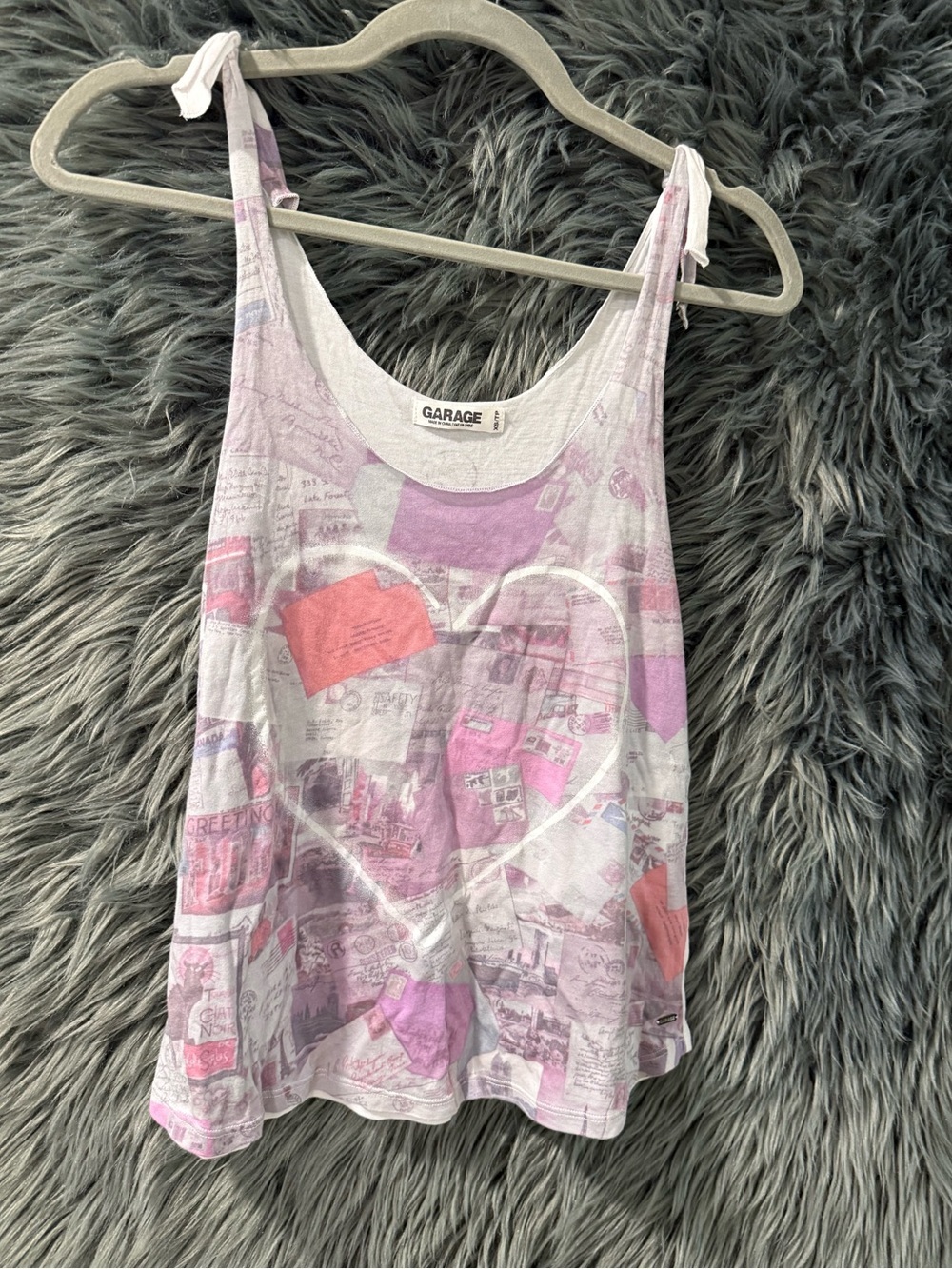 Garage Graphic Tank - Size XS | Color: White